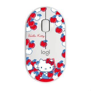 Logitech Pebble Hello Kitty M350 เมาส์ไร้สาย บลูทูธ หรือ USB เสียงเงียบ คลิกเงียบ รุ่นลิมิเต็ด