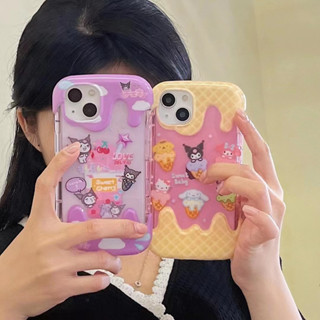 เคสโทรศัพท์มือถือแบบนิ่ม tpu ลายไอศกรีมเอลฟ์ สําหรับ iPhone 12promax 13promax 11 14 14promax 14pro