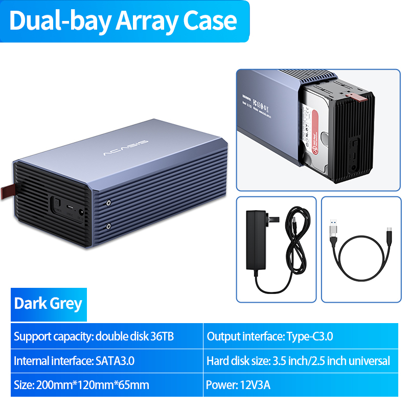 acasis-กล่องฮาร์ดดิสก์-raid-array-usb-3-0-อินเตอร์เฟซ-3-5-นิ้ว-หลายช่อง-สําหรับตั้งโต๊ะ