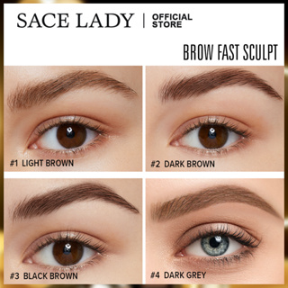 ภาพขนาดย่อของภาพหน้าปกสินค้าSACE LADY ดินสอเขียนคิ้วกันน้ำ ติดทนยาวนาน 4 สี พร้อมส่ง จากร้าน sacelady.th บน Shopee