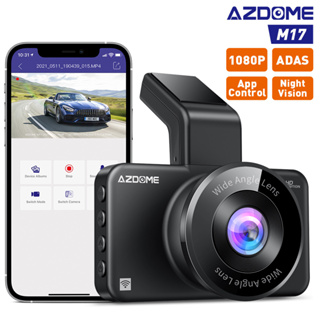 Azdome M17 กล้องบันทึกวิดีโอ 1080P FHD พร้อม Wifi APP เวอร์ชั่นกลางคืน 24 ชั่วโมง สําหรับจอดรถยนต์