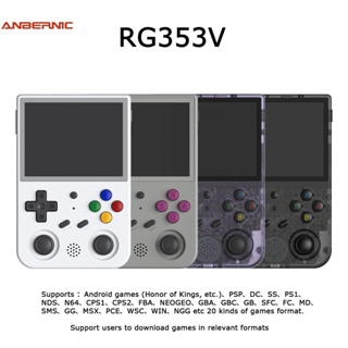 Anbernic RG353V เกมคอนโซลมือถือ RG353VS LINUX 3.5 นิ้ว 640*480 หลายภาษา สไตล์เรโทร สําหรับเด็ก