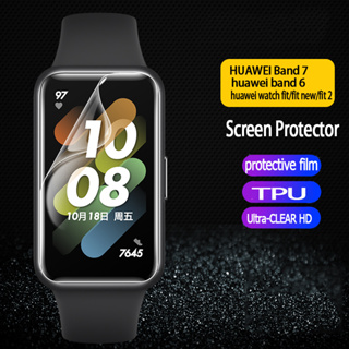 ภาพหน้าปกสินค้าฟิล์ม Huawei Band 7 ฟิลม์ใสกันรอยหน้าจอ สำหรับ Huawei Watch Fit Band 6 7 นาฬิกาสมาร์ท Smart Watch Film ซึ่งคุณอาจชอบราคาและรีวิวของสินค้านี้