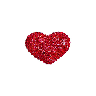 สวยหรู สีแดง หัวใจ เข็มกลัด ระดับไฮเอนด์ เต็ม พลอยเทียม สีแดง หัวใจ เข็มกลัดขนาดเล็ก ยอดนิยม เครื่องประดับ อุปกรณ์