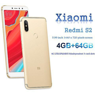Xiaomi Redmi S2 BIG RAM 4GB / BIG ROM หน้าจอขนาดใหญ่ 64GB / 6.55 นิ้ว (ของแท้ ใช้โทรศัพท์ / สําเร็จรูป)