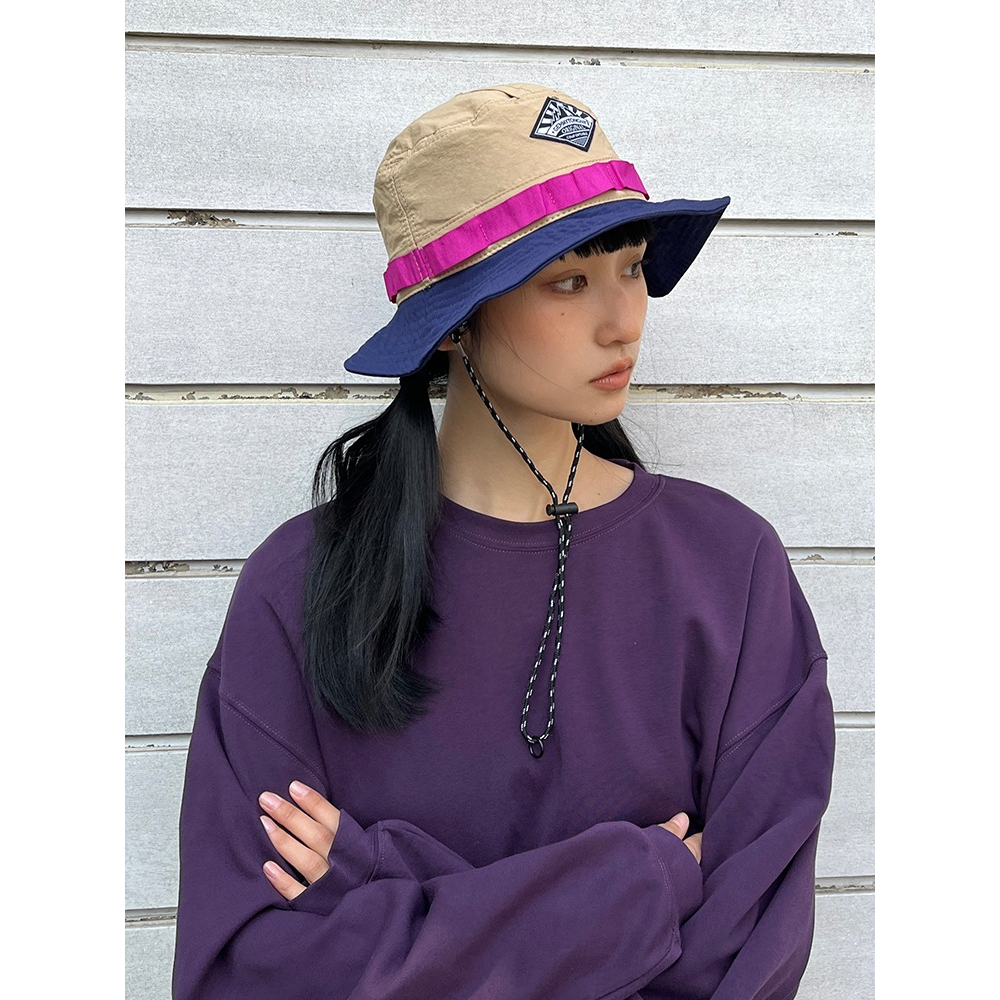 หมวกบักเก็ต-แบบบาง-แห้งเร็ว-สีตัดกัน-สไตล์ญี่ปุ่น-สําหรับผู้ชาย-และผู้หญิง-เหมาะกับการปีนเขากลางแจ้ง
