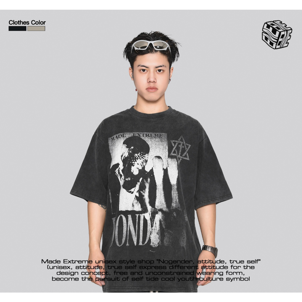 เสื้อยืดแขนสั้น-ผ้าฝ้ายแท้-พิมพ์ลาย-madeextreme-celebrity-gali-collision-kanye-weat-donda-ทรงหลวม-สไตล์เรโทร-แฟชั่นฤดูร้อน-สําหรับผู้ชาย-และผู้หญิง-tee-blackair-y2k-แมทช์ได้