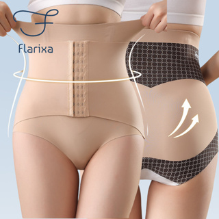 Flarixa กางเกงชั้นใน เอวสูง กระชับสัดส่วนหน้าท้อง สําหรับผู้หญิง