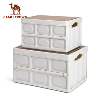 CAMEL CROWN กล่องเก็บของ พับได้ ความจุขนาดใหญ่ สําหรับตั้งแคมป์ บูทรถยนต์