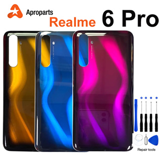 เคสแบตเตอรี่ด้านหลัง แบบกระจก สําหรับ OPPO Realme 6 Pro RMX2061 RMX2063