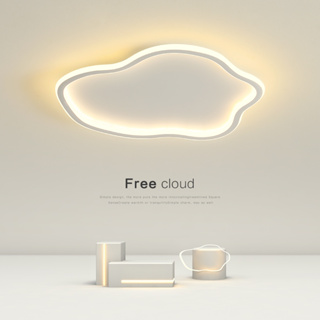 โคมไฟเพดาน รูปก้อนเมฆ สไตล์นอร์ดิก สร้างสรรค์ สําหรับห้องนอน ห้องนั่งเล่น
