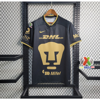 เสื้อกีฬาแขนสั้น ลายทีมชาติฟุตบอล UNAM pumas 3rd jersey 23 24 Club Universidad Nacional ไซซ์ S - 2XL ชุดเยือน