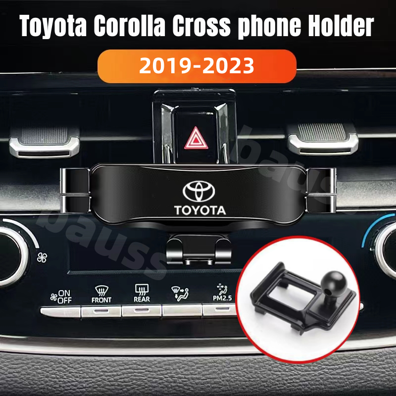 ที่จับมือถือ-แรงโน้มถ่วง-ที่วางโทรศัพท์-ชุดแต่ง-toyota-corolla-cross-2019-2020-2021-2022-2023-งานดีไซน์ตรงรุ่น-ติดตั้งง่าย