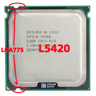 เมนบอร์ด CPU YZX Xeon L5420 LGA 775 2.5GHz 12M 1333Mhz เท่ากับ Core 2 Quad Q9300 หน่วยประมวลผล CPU เดสก์ท็อป ทํางานบน LGA775