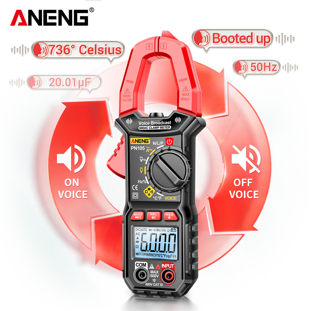 aneng-pn105-มัลติมิเตอร์ดิจิทัล-ไม่สัมผัส-ควบคุมด้วยเสียง-600a-ขากรรไกร-34-มม-กระแสไฟสูง