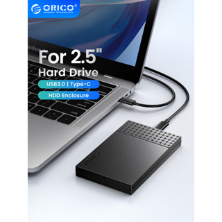 สินค้า Orico SSD HDD กล่องรับสัญญาณ UASP HDD Type - C USB 3.1 เป็น Sata 3.0 2.5  นิ้ว USB 3.1 Gen1 （2526C3）