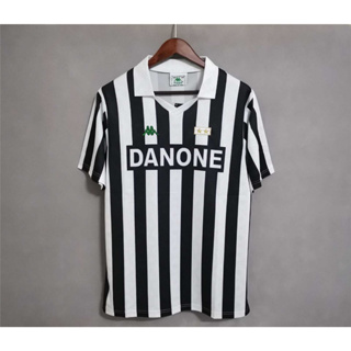 เสื้อกีฬาแขนสั้น ลายทีมชาติฟุตบอล Juventus 92-94 ชุดเหย้า คุณภาพสูง สไตล์เรโทร