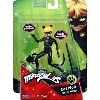 Miraculous Ladybug Cat Noirs Battle Gear Doll ตุ๊กตาแมลงเต่าทอง แมวน้อยมหัศจรรย์ ของเล่นสําหรับเด็ก