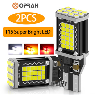 หลอดไฟถอยหลังรถยนต์ LED T15 W16W 921 912 2016 6000K 12V 2 ชิ้น