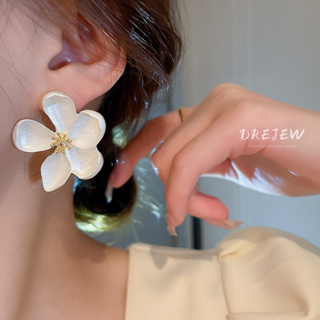 Drejew เข็มเงิน ต่างหูดอกไม้สด ขนาดเล็ก ต่างหูเกาหลีเฉพาะ ต่างหูแฟชั่น อารมณ์ ต่างหู ต่างหูผู้หญิง