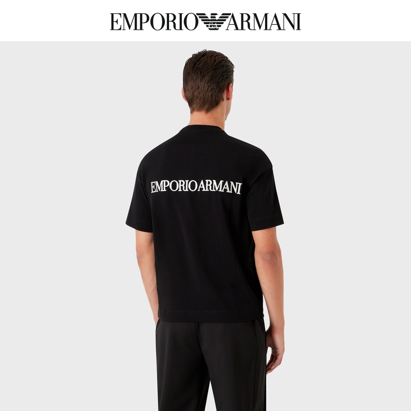 armani-ใหม่-เสื้อยืดแขนสั้น-พิมพ์ลายโลโก้-คลาสสิก-สําหรับผู้ชาย-og4yh