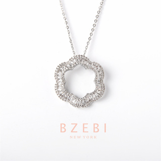 Bzebi สร้อยคอเงิน สเตนเลส ชุบทอง 18K 925 จี้โอปอล หัวใจ เครื่องประดับแฟชั่น สไตล์เกาหลี ไม่จางหาย ใส่อาบน้ําได้ 1200n