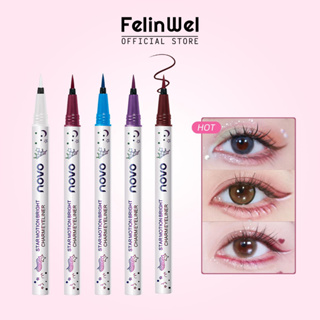 Felinwel อายไลเนอร์ 8 สี กันน้ํา ทนทาน