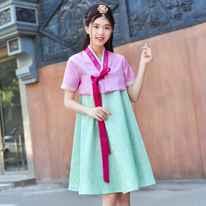 hanfu-ปรับปรุง-hanfu-แขนสั้นกระโปรงสั้น-life-hanfu-ชุดประจำชาติ-ชุดฮันบกแบบดั้งเดิม-ชุดลำลองแขนสั้น-ชุดฮันบกแบบดั้งเดิม-ชุดฮันบกแบบดั้งเดิม-ชุดลำลองสไตล์เกาหลี