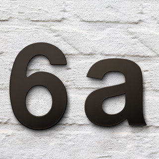 ป้ายบ้านเลขที่ 304 สเตนเลส 15 ซม. สีดํา สําหรับประตูบ้าน