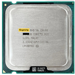 Yzx Core 2 Duo E8600 3.3 GHz โปรเซสเซอร์ CPU แกนคู่ 6M 65W LGA 775