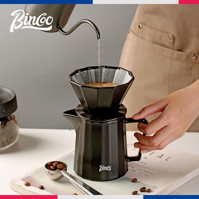 bincoo-หม้อชงกาแฟเซรามิค-รูปเกาลัด-ของใช้ในครัวเรือน