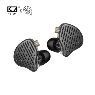 Kz X HBB PR2 ชุดหูฟังอินเอียร์ แบบแบน 13.2 มม. เสียงเบส HiFi สําหรับเล่นกีฬา