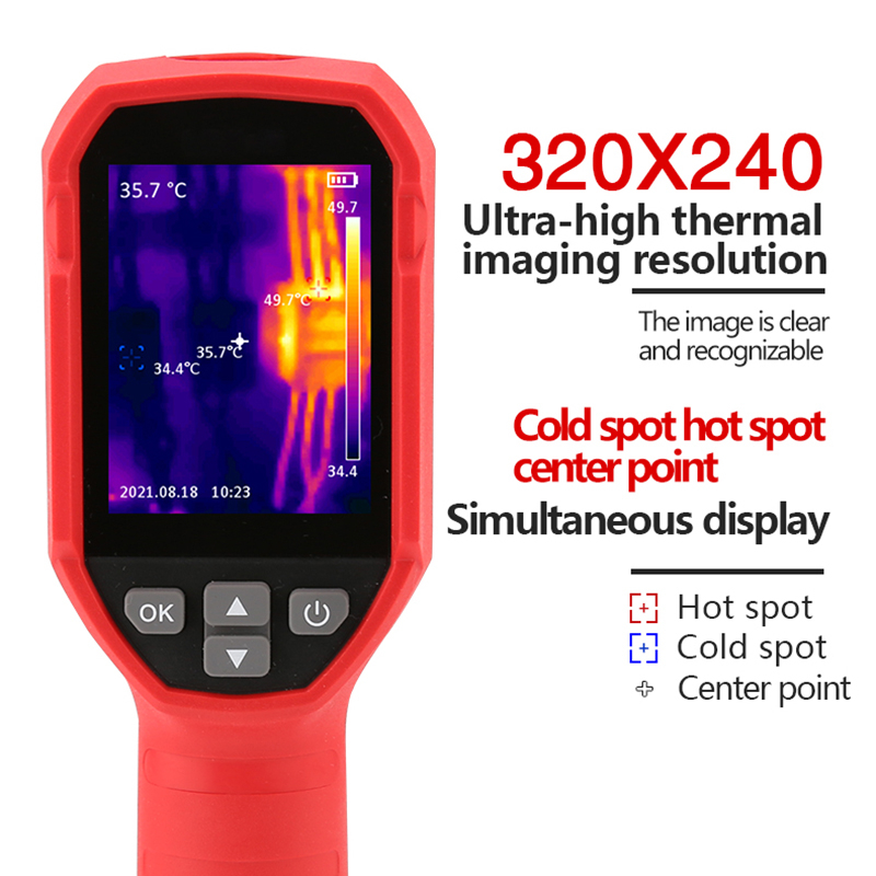 uni-t-เครื่องวัดอุณหภูมิความร้อนอินฟราเรด-uti120s-สําหรับบอร์ดวงจรอิเล็กทรอนิกส์-20-400
