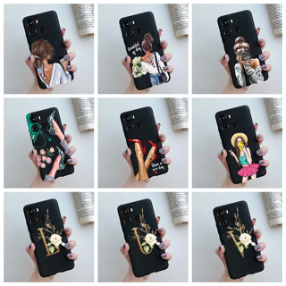 Itel P40 เคสโทรศัพท์มือถือ ซิลิโคนนิ่ม ลายตัวอักษร Itel P40 P 40