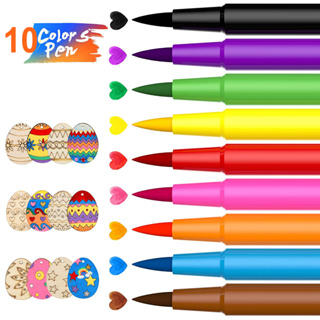 ปากกาสี กินได้ 10 สี สําหรับวาดภาพ บิสกิต ฟองดองท์ ตกแต่งเค้ก DIY 2021