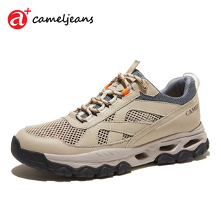 รองเท้าผ้าใบ Cameljeans ผ้าตาข่าย กันลื่น น้ําหนักเบา ระบายอากาศได้ดี เหมาะกับใส่เดินป่ากลางแจ้ง สําหรับผู้ชาย