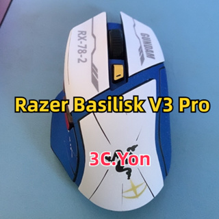 สติกเกอร์ฟิล์ม ผิวด้าน กันน้ํา กันรอยขีดข่วน ลายการ์ตูนหนู สําหรับ Razer Basilisk V3 Pro