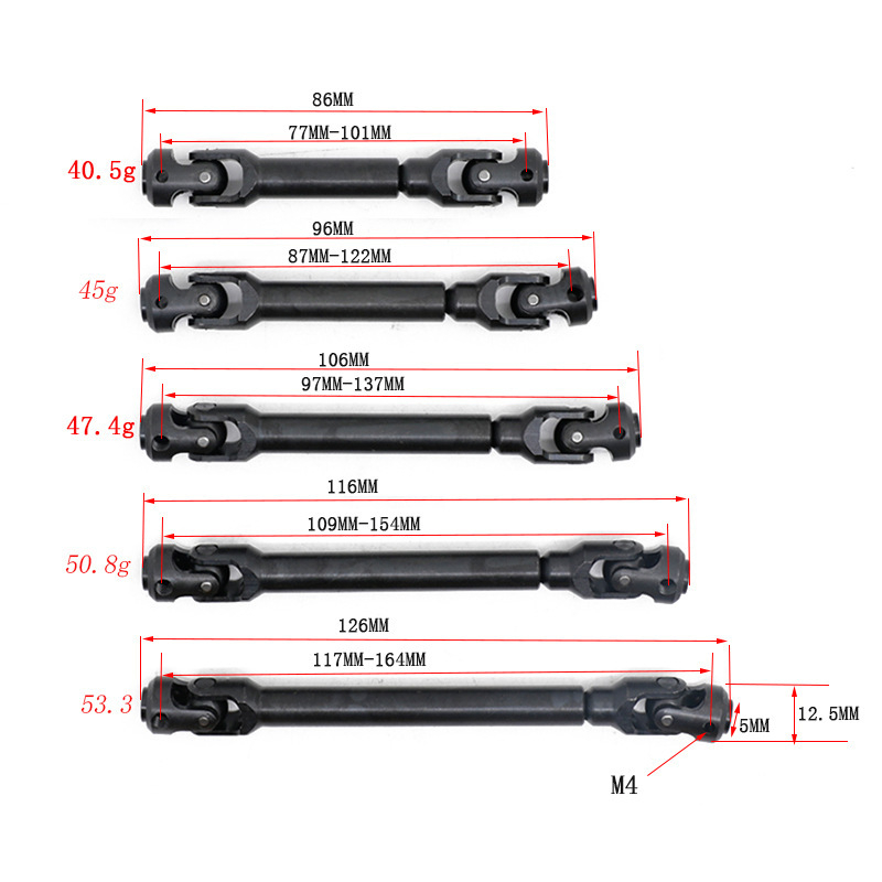 Kit CVD Arbre De Transmission Pour HBX 1/16 16889 16889A 16889Pro - Mise à Niveau