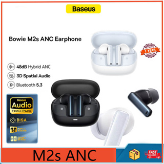 Baseus Bowie M2s ANC หูฟังบลูทูธ 5.3 ตัดเสียงรบกวน -48Db รองรับหูฟังไร้สาย 3D
