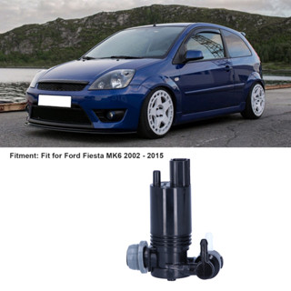 [CSS] มอเตอร์ปั๊มล้างกระจกหน้า 2 ช่อง 1231600 เหมาะสําหรับ Ford Fiesta MK6 2002-2015