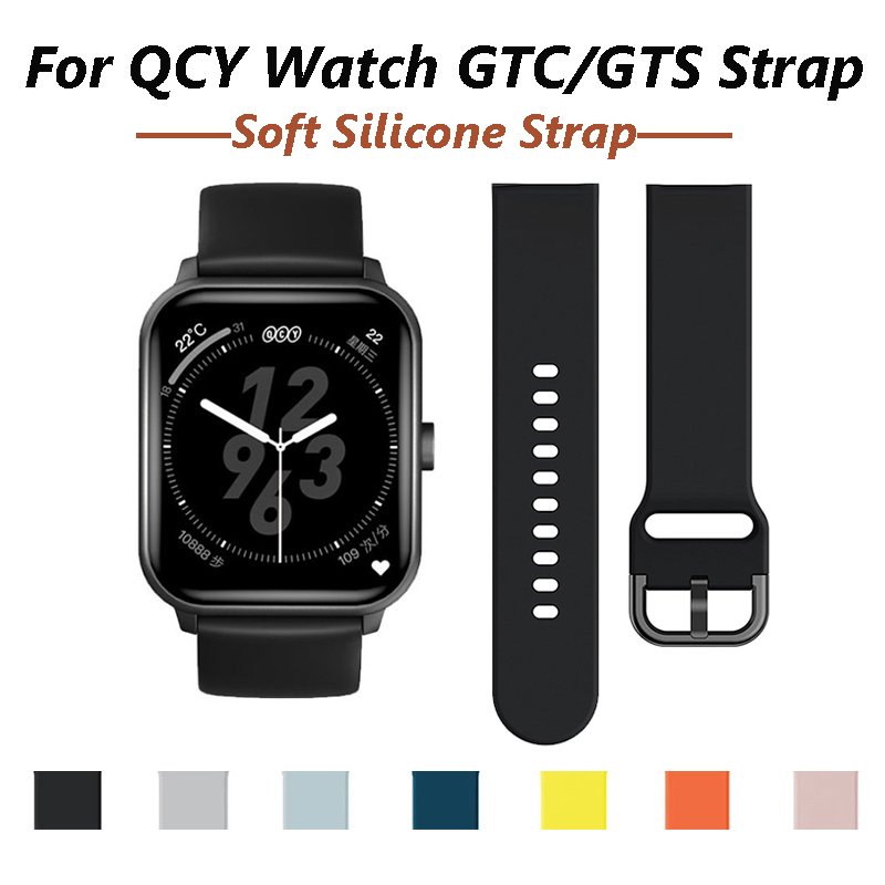 สําหรับ-qcy-watch-gtc-gts-สายรัดข้อมือ-ซิลิโคนอ่อนนุ่ม-สายรัดข้อมือ-เปลี่ยนทดแทน-สมาร์ทวอทช์