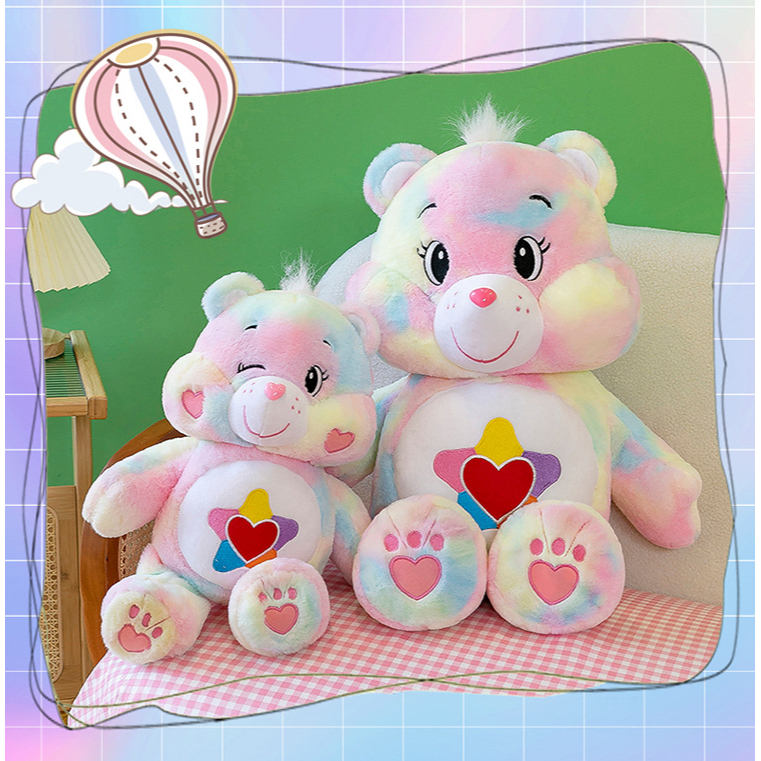 care-bears-แท้-25-35cm-ตุ๊กตาแคร์แบร์-ตุ๊กตาตุ๊กตาหมีสายรุ้งตุ๊กต-ตุ๊กตาหมีแคร์แบร์-ตุ๊กตายัดไส้-ตุ๊กตาหมีแคร์แบร์-น่ารัก-ผ้ากํามะหยี่ขนนิ่ม-ของขวัญวันเกิด-สําหรับเด็ก