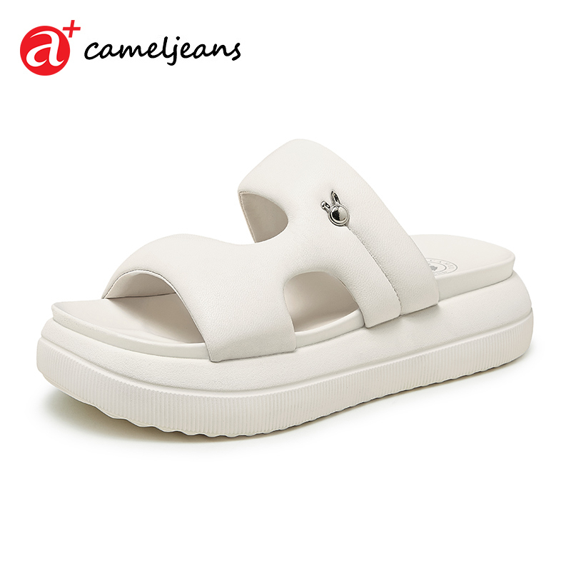 cameljeans-รองเท้าแตะ-รองเท้าชายหาด-พื้นทรงแบน-แบบหนา-ลําลอง-สําหรับผู้หญิง