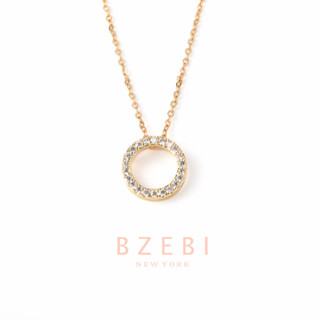 Bzebi สร้อยคอสเตนเลส โชคเกอร์ แฟชั่น ชุบทอง 18K ไม่จางหาย ไม่เป็นสนิม สไตล์เกาหลี เครื่องประดับ สําหรับผู้หญิง 1222n