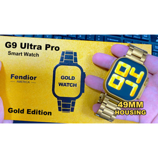 นาฬิกาข้อมือสมาร์ทวอทช์ G9 Ultra Pro Ultra Ip68 GPS กันน้ํา 3 สาย สําหรับทุกเพศ