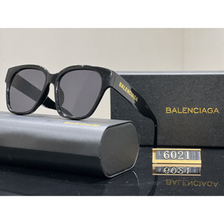 Balencia แว่นตากันแดดแฟชั่น กรอบแว่นขนาดใหญ่ ทนรังสียูวี หรูหรา สําหรับผู้ชาย และผู้หญิง 6021 2023