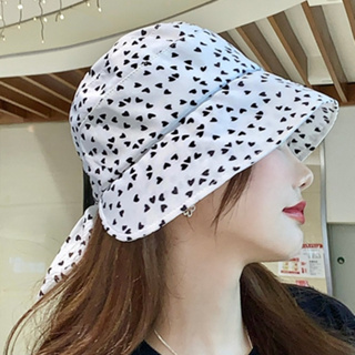 หมวกบังแดด ประดับโบว์ น้ําหนักเบา ระบายอากาศได้ดี ป้องกันรังสีอัลตราไวโอเลต แฟชั่นฤดูร้อน สไตล์เกาหลี สําหรับผู้หญิง