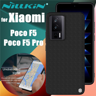 NILLKIN เคส Xiaomi Poco F5 PocoF5 Pro รุ่น Textured Case Thin Light Nylon Fiber TPU + PC Shockproof Back Phone Cover