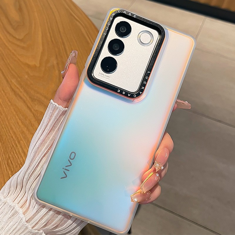 เคสโทรศัพท์มือถือ-ซิลิโคน-ไล่โทนสี-เรียบง่าย-สําหรับ-vivo-v27e-v27-v25pro-v23-pro-iqoo-11