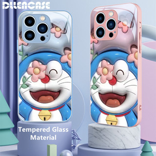 Dllencase เคสกระจกนิรภัย ป้องกันกล้อง สําหรับ iPhone 14 Pro Max 14 Plus 13 12 11 D090 D091